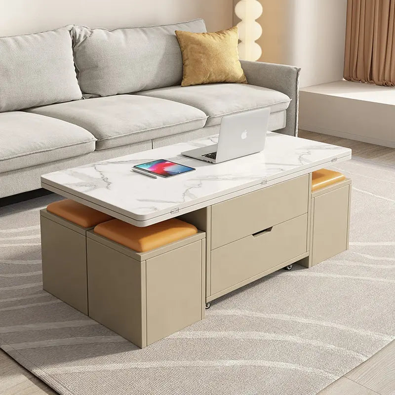 Amber Quartz Expandable Coffee Table – Azure Living