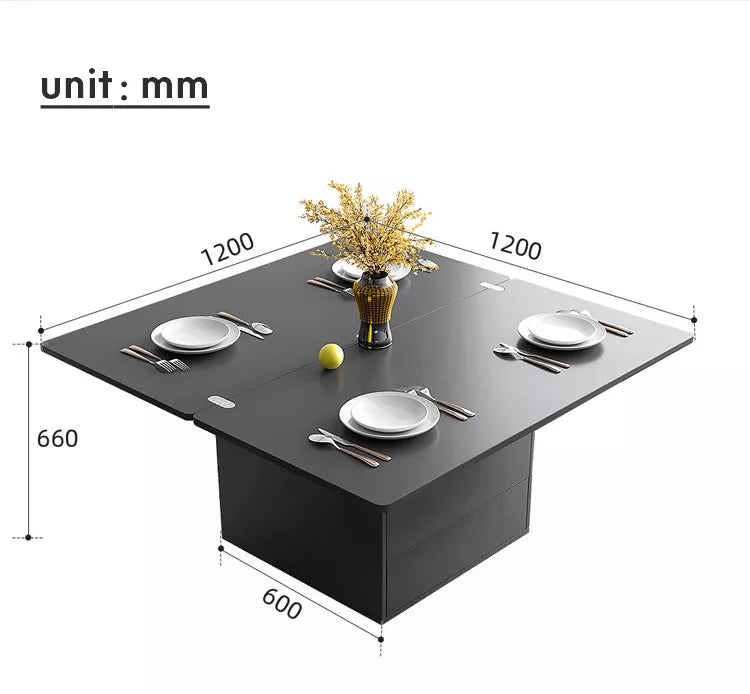 Graphite Expandable Coffee Table